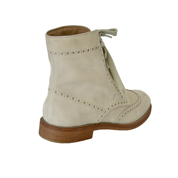 NIB AUTHENTIC TOD'S SUEDE LACE UP ANKLE BOOTS - Picture 2 of 8